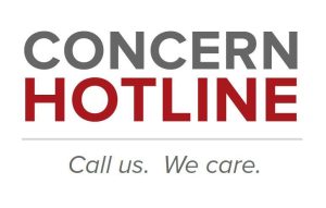 Logo for Concern Hotline.