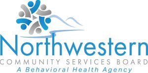 Logo for the Northwestern Community Services Board, a Behavioral Health Agency.