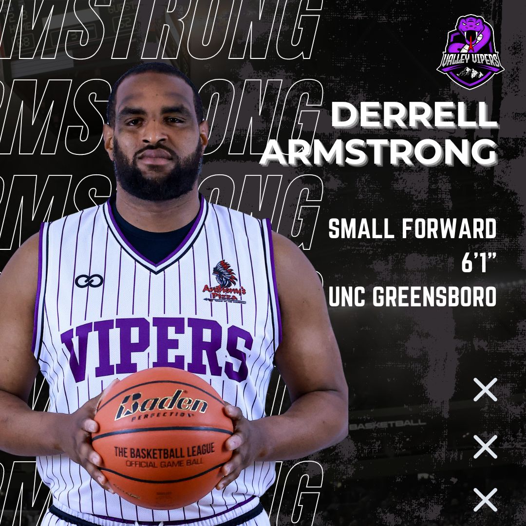 A photo of Derrel Armstrong, a Vipers player.
