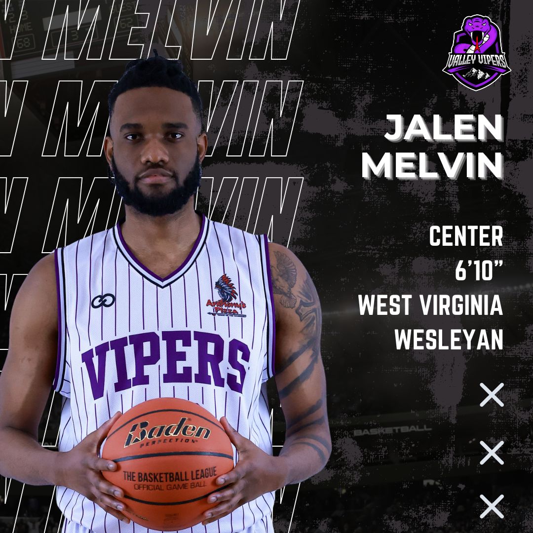 Photo of Jalen Melvin, a Vipers player.