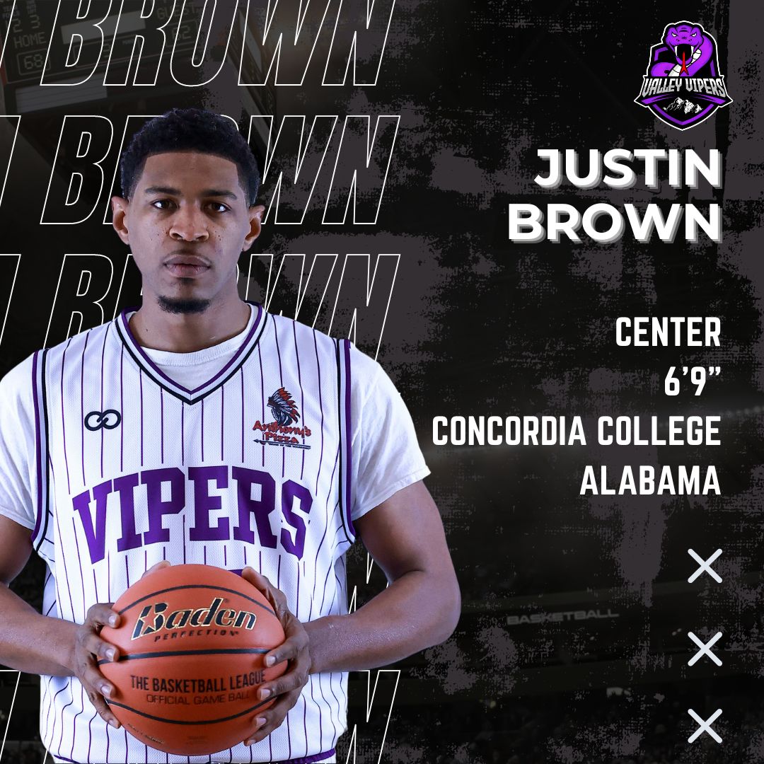 Photo of Justin Brown, a Vipers player.