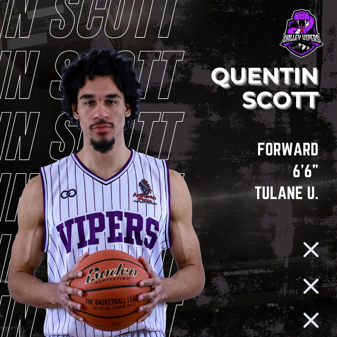 Photo of Quentin Scott, a Vipers player.