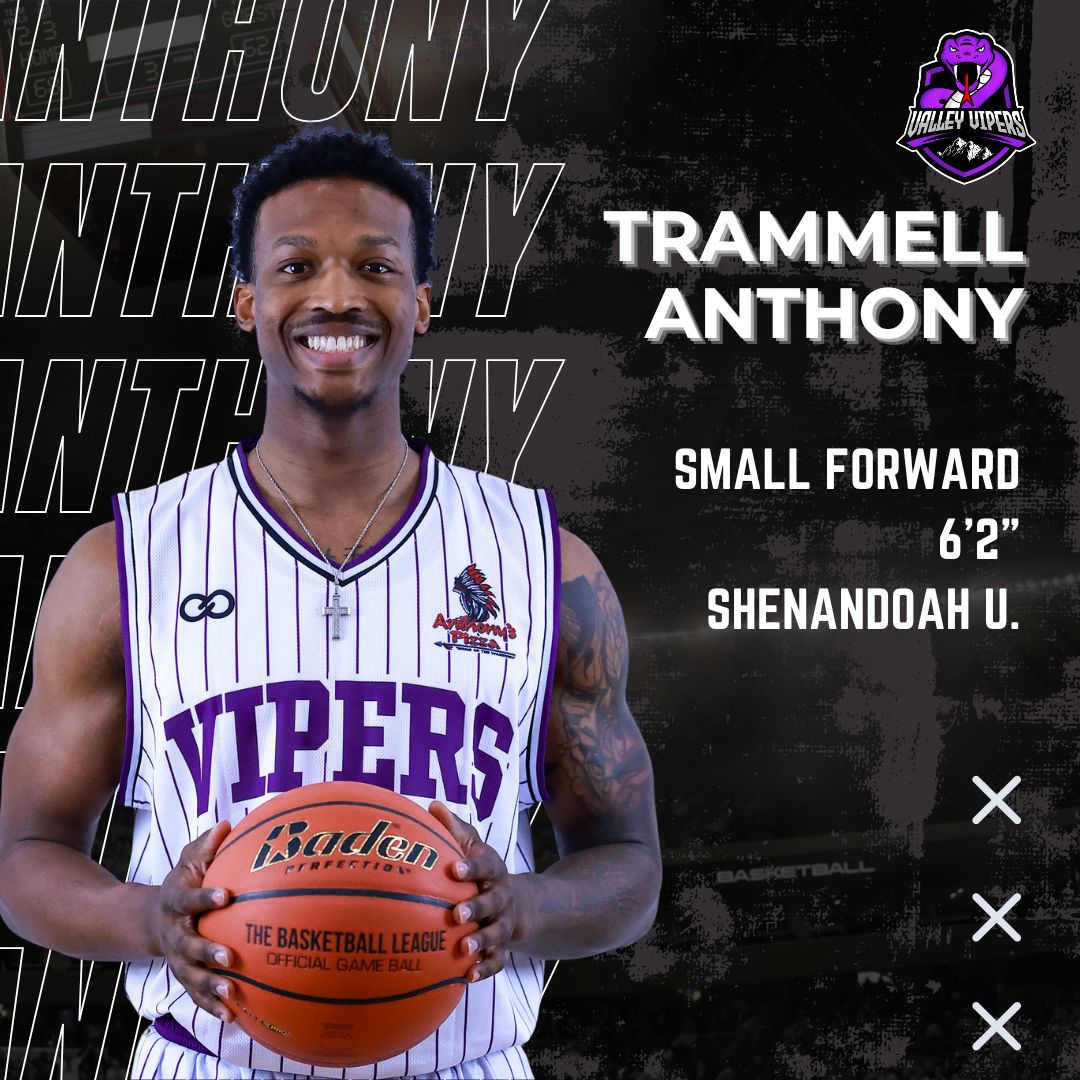 Photo of Trammell Anthony, a Vipers player.